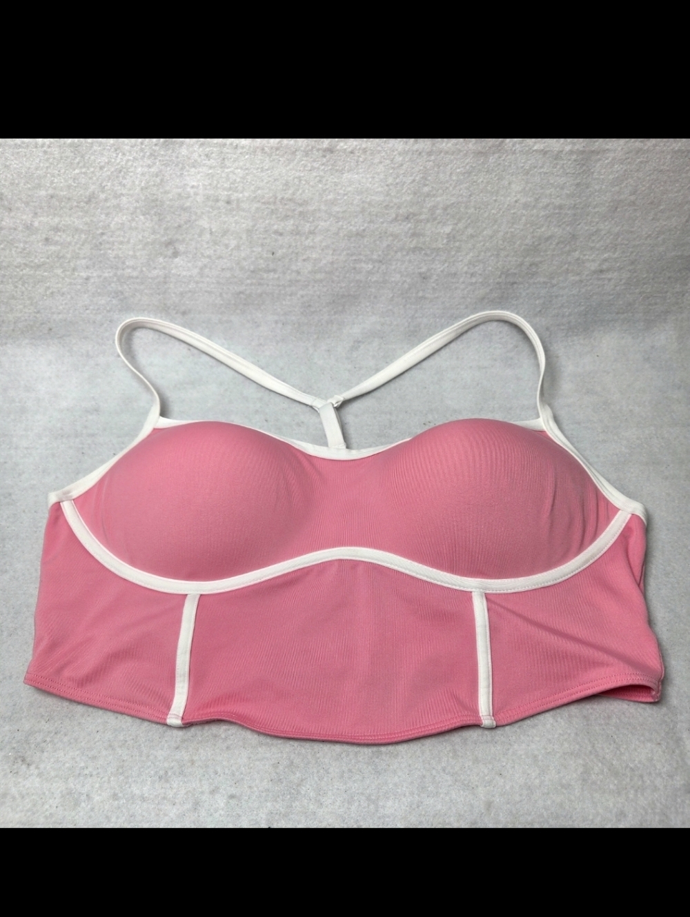 Victoria Secret PINK Ultimate Push-Up Corset Sports bra  Dreamy Pink XL
